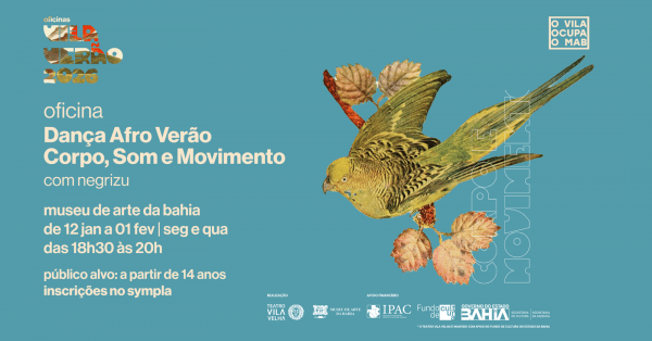 Imagem do evento DANÇA AFRO VERÃO, corpo, som e movimento