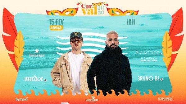 Imagem do evento PARADOR MARESIAS | 15.FEV.2026 - ANTDOT - BRUNO BE