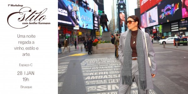 Imagem do evento Workshop Estilo com Jenifer Kormann