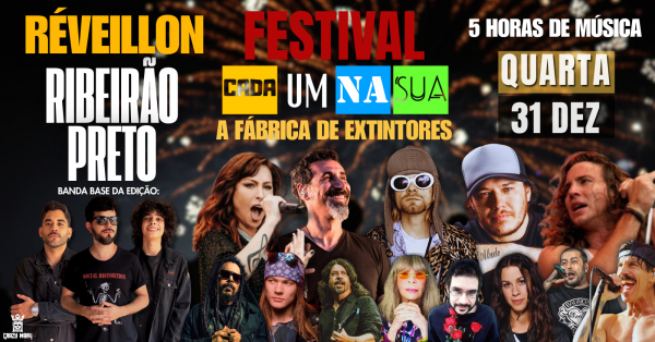 Imagem do evento Réveillon - Festival Cada Um Na Sua em Ribeirão Preto/SP - 31/12/2025
