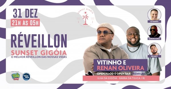 Imagem do evento RÉVEILLON SUNSET GIGÓIA