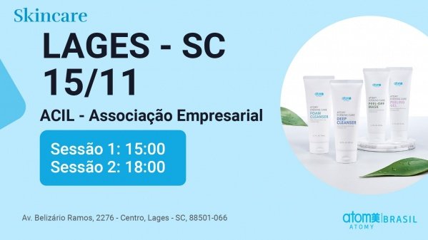Imagem do evento Skincare com produtos Coreanos - Lages / SC