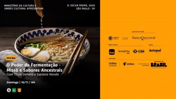 Imagem do evento OFICINA O PODER DA FERMENTAÇÃO - MISSÔ E SABORES ANCESTRAIS