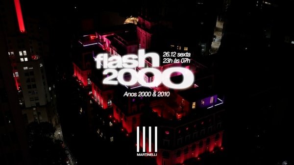 Imagem do evento FLASH 2000 no Edifício Martinelli! | 26.12
