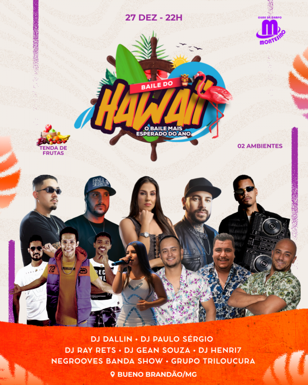 Imagem do evento BAILE DO HAWAII 2025