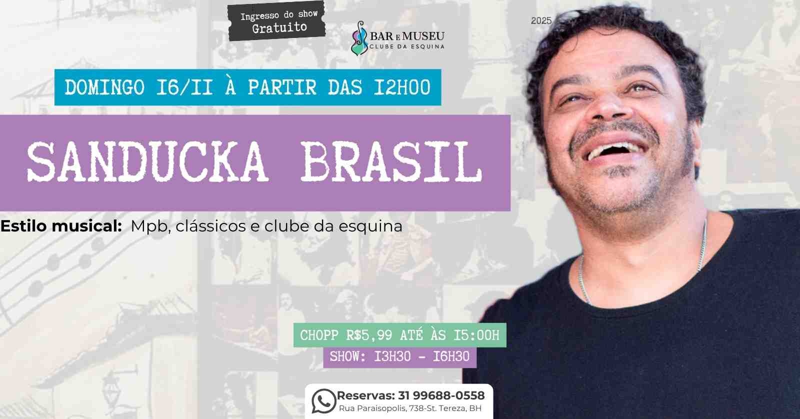 TROPEIRO NO MUSEU COM SANDUCKA BRASIL 