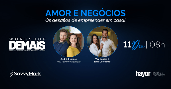 Imagem do evento WORKSHOP DEMAIS: AMOR & NEGÓCIOS
