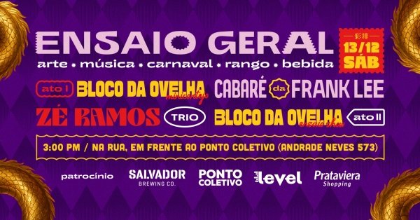 Imagem do evento Bloco da Ovelha: Ensaio Geral