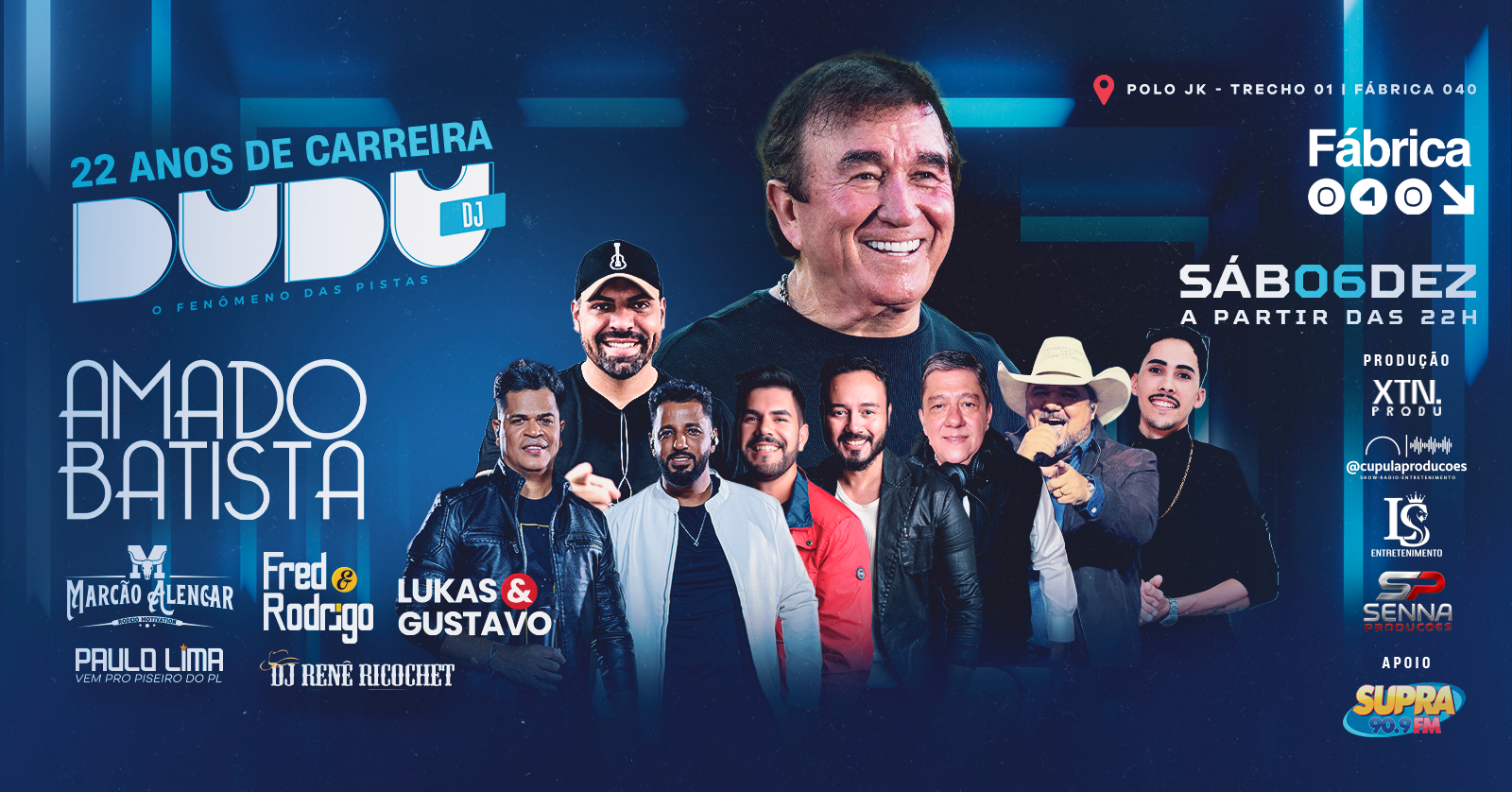 Amado Batista na Fábrica 040 em Brasília