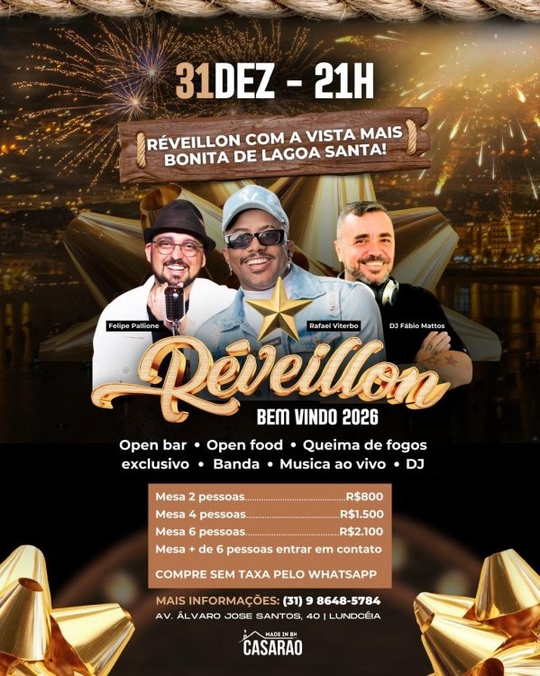 Imagem do evento Réveillon Casarão 2026