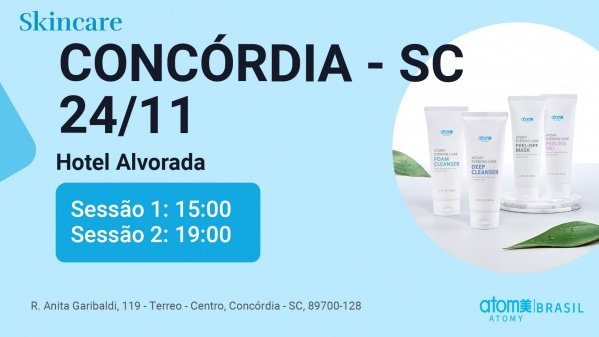Imagem do evento Skincare com produtos Coreanos - Concórdia / SC