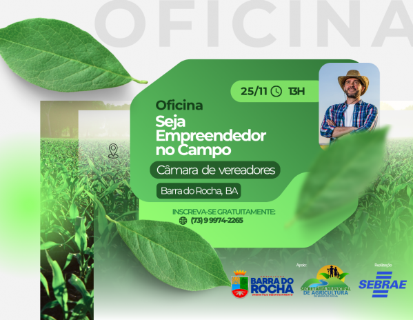 Imagem do evento Seja Empreendedor no Campo!