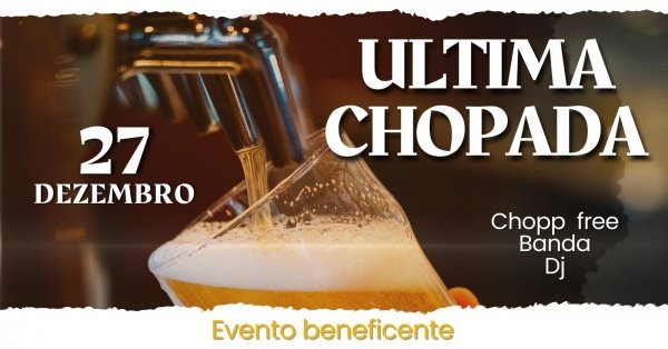Imagem do evento Última Chopada