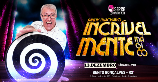 Imagem do evento SANNY MACHADO - INCRIVELMENTE MAGICO