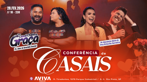 Imagem do evento Conferência de Casais com CASAL CHEIO DA GRAÇA