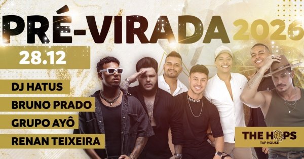 Imagem do evento Pré Virada 2026 no The Hops