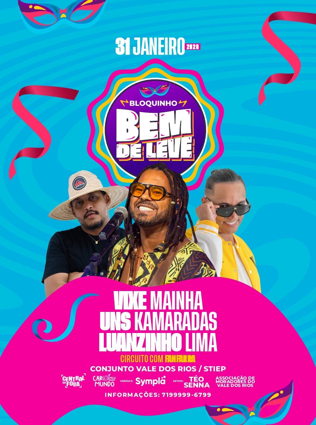 BLOQUINHO BEM DE LEVE - Salvador, BA