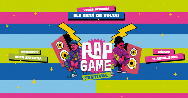 Imagem do evento Rap Game Festival 2026 - Belo Horizonte/MG