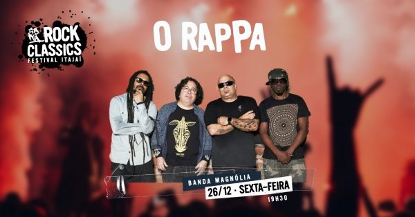 Imagem do evento BALBÚRDIA ROCK CLASSICS O RAPPA COM A BANDA MAGNOLIA