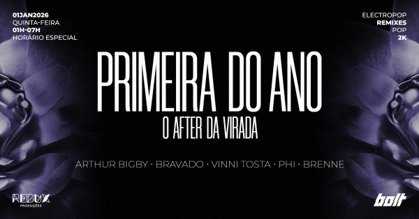 Imagem do evento PRIMEIRA DO ANO - O After da Virada