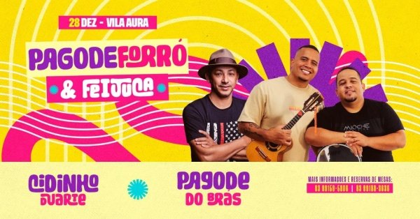 Imagem do evento Pagode, Forró & Feijuca!