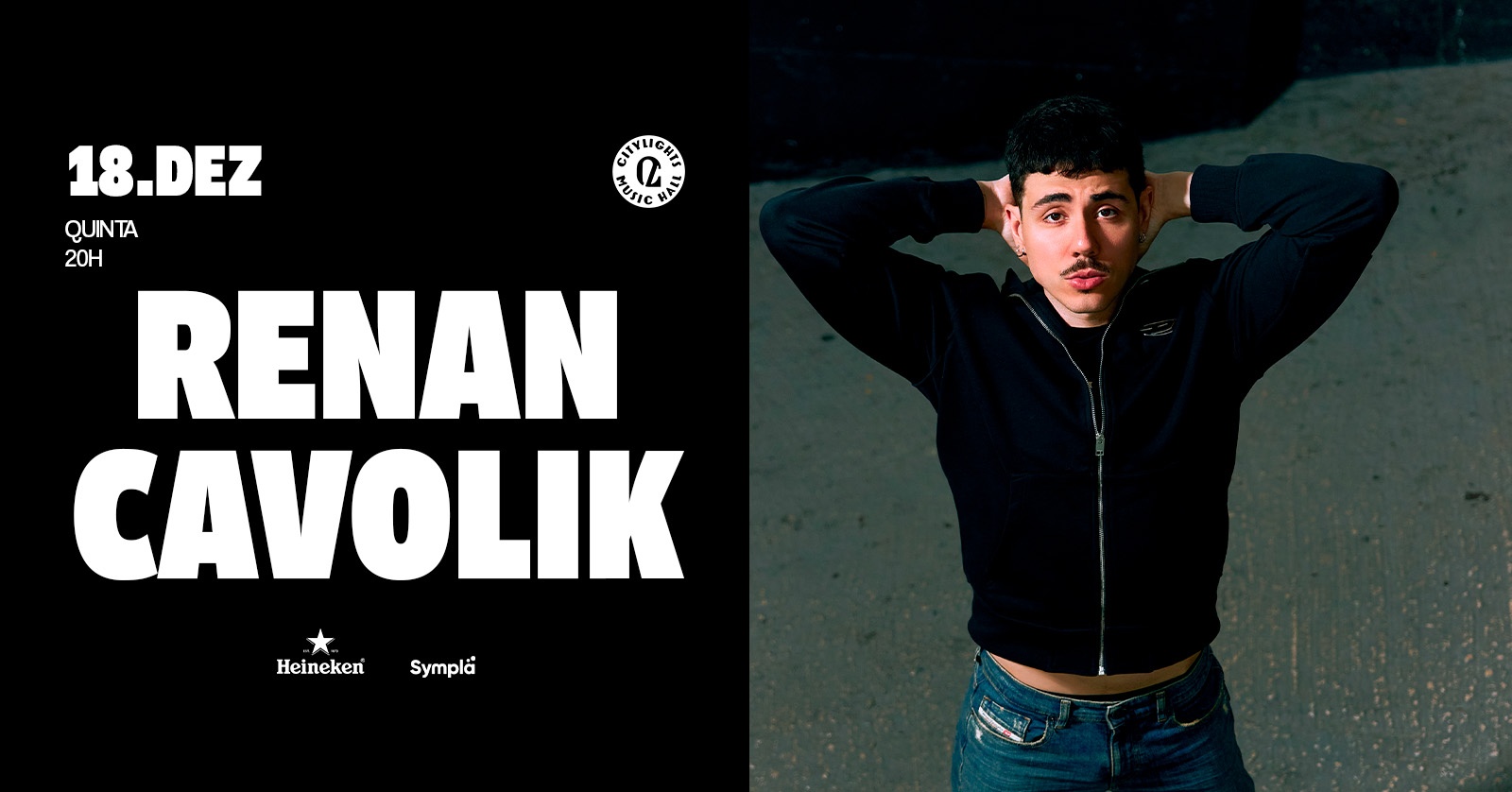 Renan Cavolik: se Apresenta em São Paulo