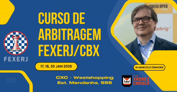 Imagem do evento Curso de Arbitragem FEXERJ / CBX - 2026