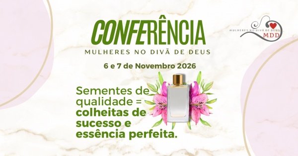 Imagem do evento Conferência Mulheres no divã de Deus 2026