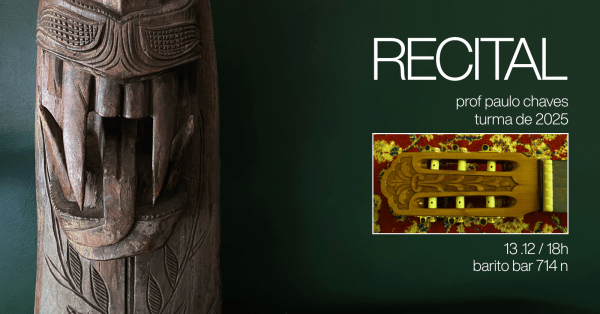 Imagem do evento Recital de canto | prof. Paulo Chaves | turma de 2025