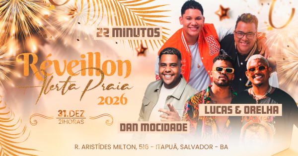 Imagem do evento RÉVEILLON ALERTA PRAIA 2026