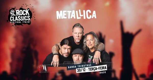 Imagem do evento BALBÚRDIA ROCK CLASSICS - ESPECAL METALLICA COM A BANDA TRIBUTRUE