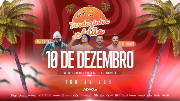 Imagem do evento Tardezinha Adão 2025