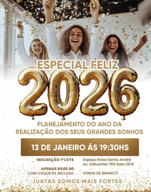 Imagem do evento Welcome 2026- Juntas Somos Mais Fortes