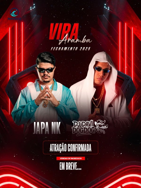 Imagem do evento Vira Aramba - DJ Japa NK e Dj Davi Dogdog