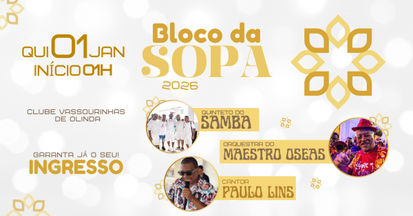 Imagem do evento REVEILLON DO BLOCO DA SOPA