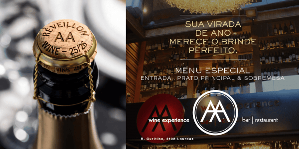 Imagem do evento RÉVEILLON AA WINE EXPERIENCE 2026