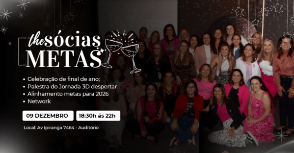 Imagem do evento Evento de final de ano: The Sócias realize suas metas!