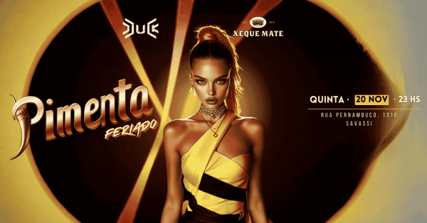 Imagem do evento PIMENTA DE FERIADO