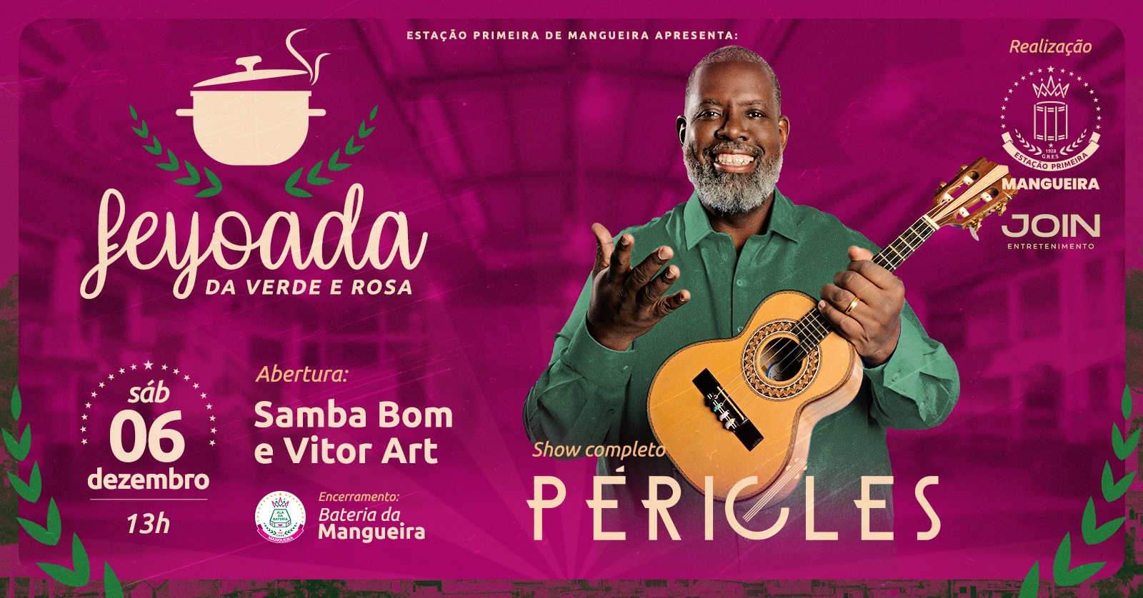 Feijoada da Mangueira com Péricles em Rio de Janeiro