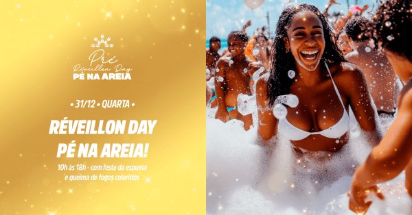 Imagem do evento DAY USE PÉ NA AREIA - RÉVEILLON