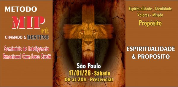 Imagem do evento Metodo MIP Fé - Chamado e Destino