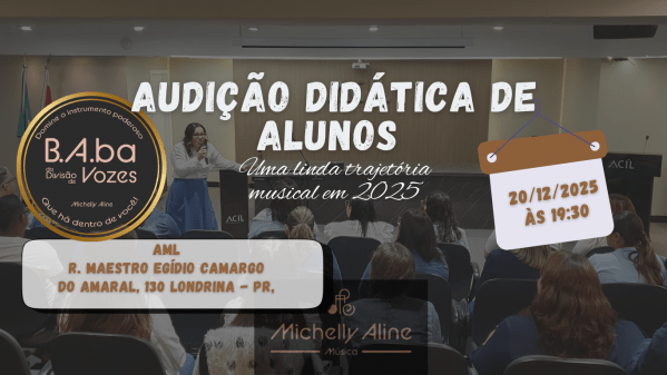 Imagem do evento Audição didática