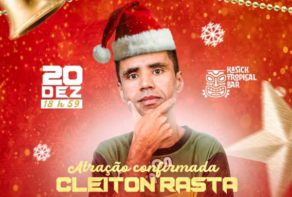 Cleiton Rasta - Baile de Natal 20/12 em Campos dos Goytacazes - Sympla