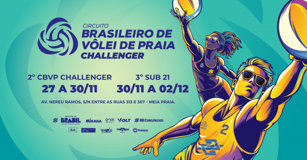 Imagem do evento 2ª ETAPA - CIRCUITO BRASILEIRO DE VÔLEI DE PRAIA - CHALLENGER - ITAPEMA/SC