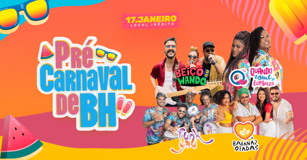 Imagem do evento PRÉ CARNAVAL DE BH - LOCAL INÉDITO