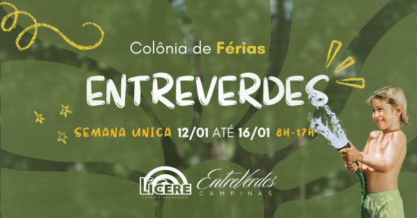 Imagem do evento Colônia de Férias no Residencial EntreVerdes| Janeiro 2026