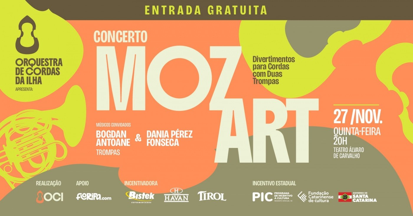 Concerto Mozart - Orquestra de Cordas da Ilha em Florianópolis