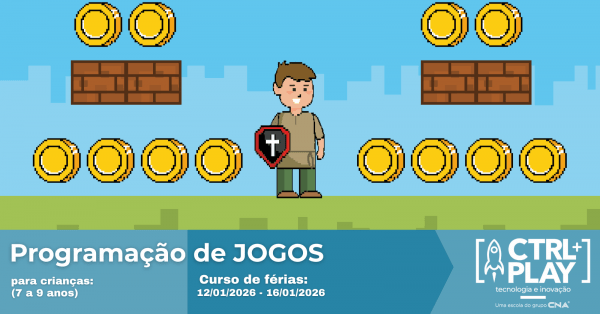 Imagem do evento (7 a 9 anos) Curso de férias: Programação de games