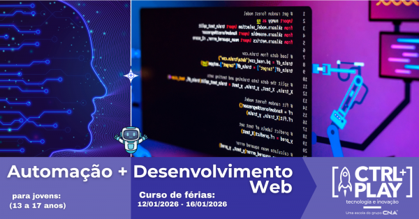 Imagem do evento (14 a 17 anos) Curso de férias: Automação com arduino + desenvolvimento web