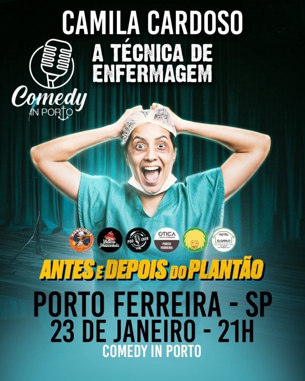 Imagem do evento CAMILA CARDOSO - Antes e Depois do Plantão no Kangurus